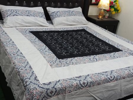 Printed Patchwork Embroidered Sheet Design (15)