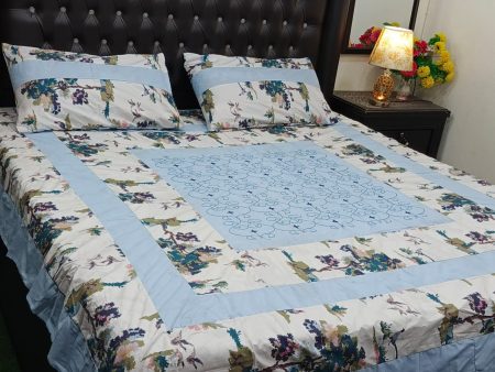 rinted Patchwork Embroidered Sheet Design (20)