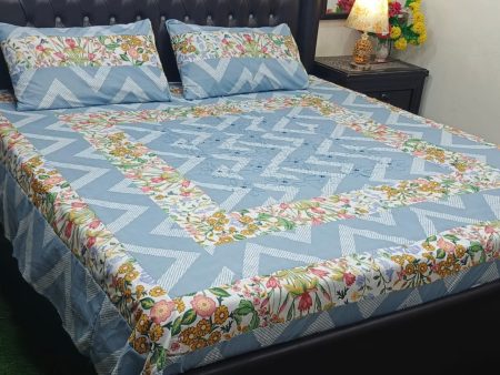 Printed Patchwork Embroidered Sheet Design (24)