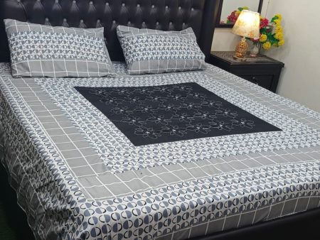 Printed Patchwork Embroidered Sheet Design (25)