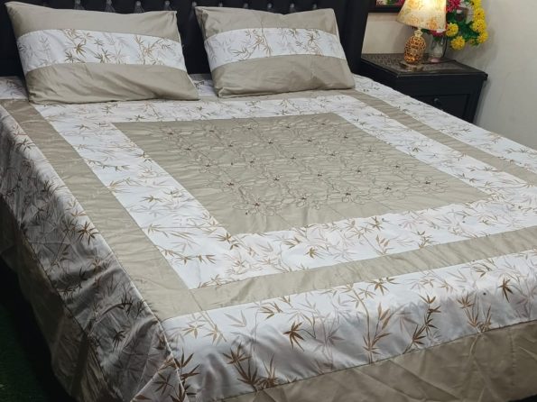 Printed Patchwork Embroidered Sheet Design (27)