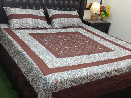 Printed Patchwork Embroidered Sheet Design (34)