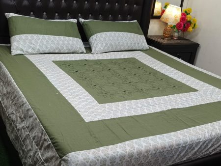 Printed Patchwork Embroidered Sheet Design (5)