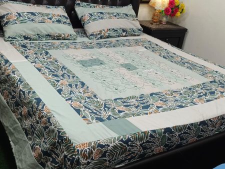 Printed Patchwork Embroidered Sheet Design (7)