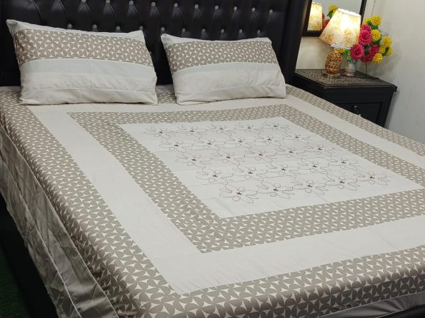 Printed Patchwork Embroidered Sheet Design (8)