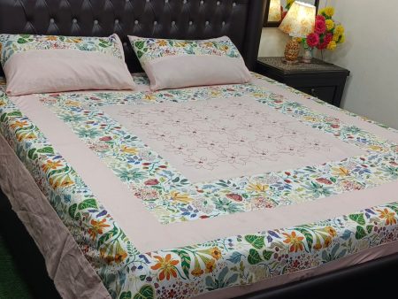 Printed Patchwork Embroidered Sheet Design (9)