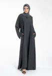 CharcoalGreyAbayawithZipPockets-2