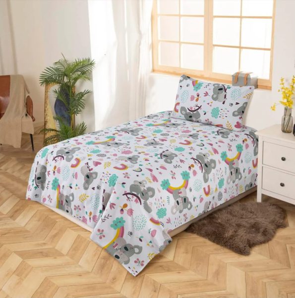 Colorful Elements Kids Bed Sheet