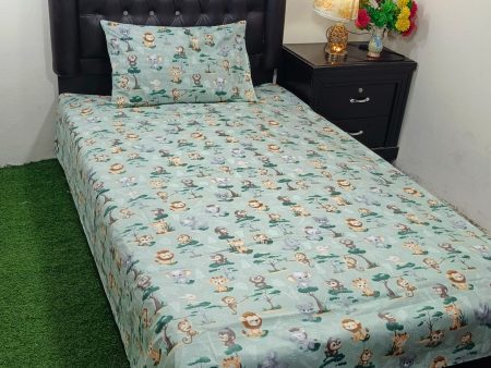 Kids Bed Sheet GN Design (13)