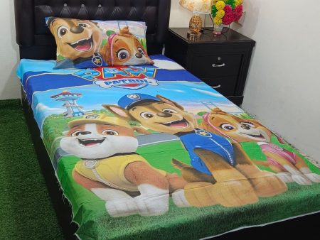 Kids Bed Sheet GN Design (22)