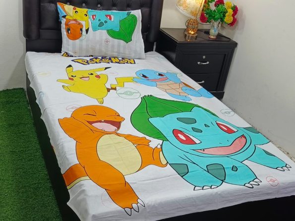 Kids Bed Sheet GN Design (36)