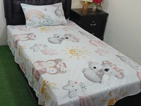 Kids Bed Sheet GN Design (39)