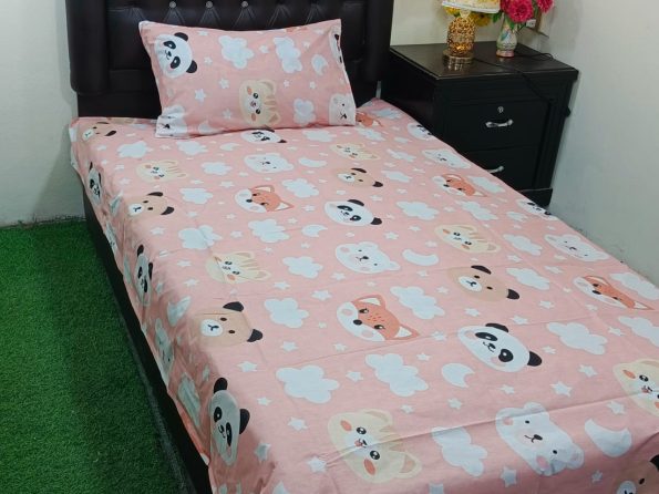 Kids Bed Sheet GN Design (48)