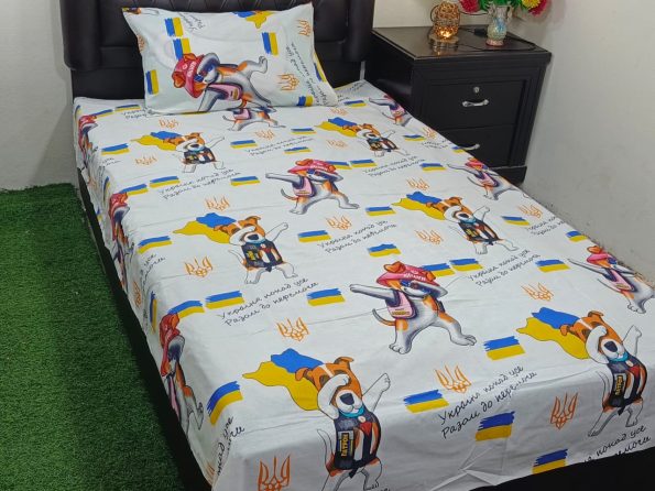 Kids Bed Sheet GN Design (52)