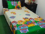 Kids Bed Sheet GN Design (58)