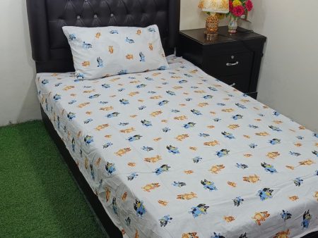 Kids Bed Sheet GN Design (60)