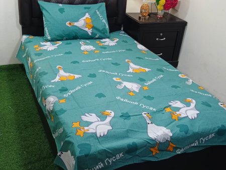 Kids Bed Sheet GN Design (65)