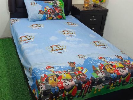 Kids Bed Sheet GN Design (73)