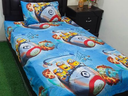 Kids Bed Sheet GN Design (74)