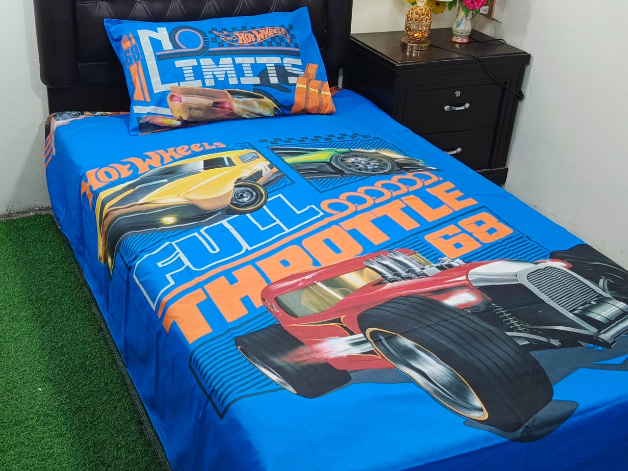 Kids Bed Sheet GN Design (77)
