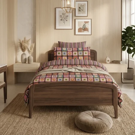 Multicolor Box Bedsheet