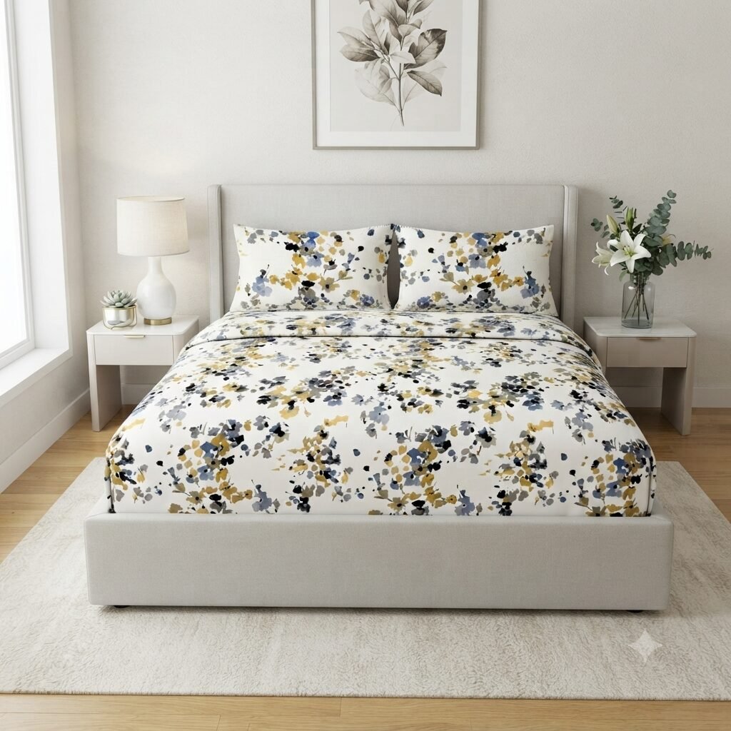 Summer Bloom Bed Sheet Summer Bloom Bed Sheet