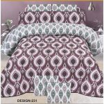 Cotton Printed Bed Sheet Z Design