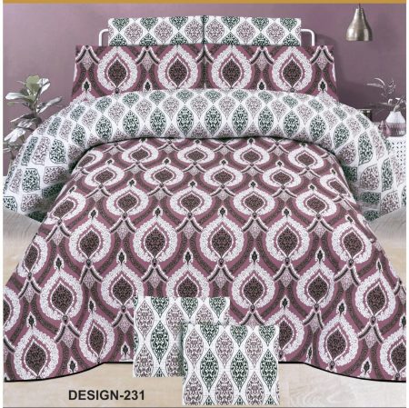 Cotton Printed Bed Sheet Z Design
