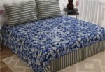 Beautifull Flowers Color Printed Bed Sheet B