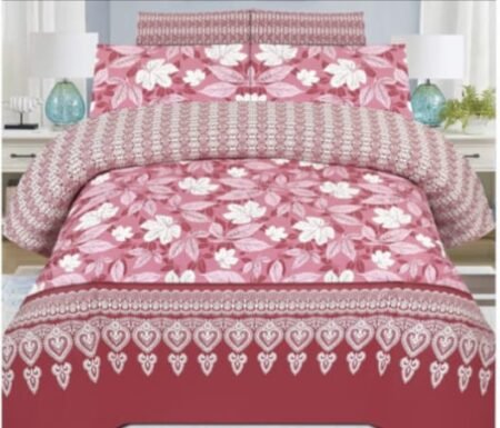 Flowers Color Printed Bed Sheet B