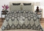 Greyy Color Printed Bed Sheet B