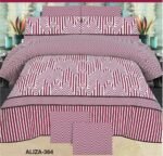 Light Brown Color Printed Bed Sheet B