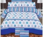 White Color Printed Bed Sheett