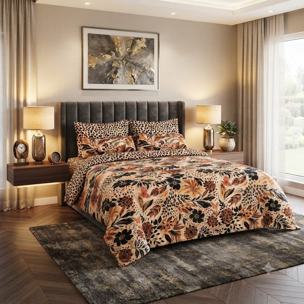 Wild Bloom Fusion Bed Sheet B Wild Bloom Fusion Bed Sheet B