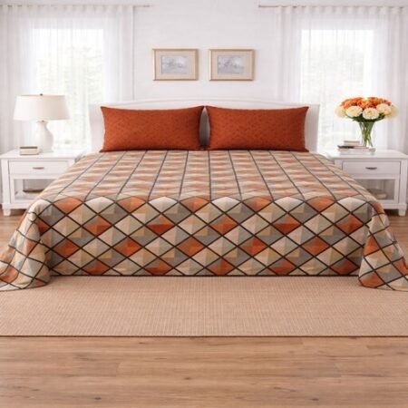 Organe Color Printed Bed Sheet B