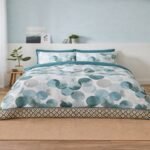 White Aqva Color Printed Bed Sheet B