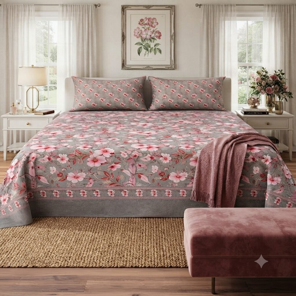 Blush Petals Floral Bed Set Blush Petals Floral Bed Set