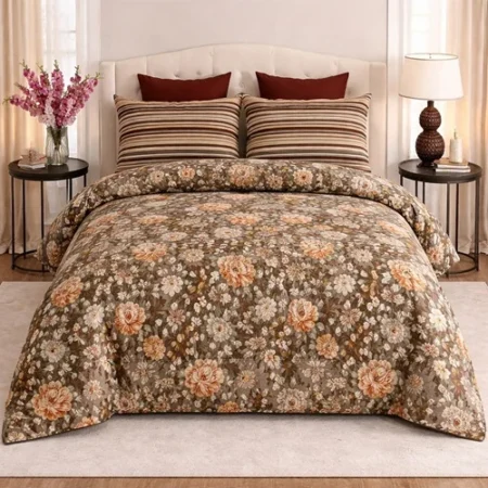 Classic Brown Floral Heritage Collection