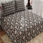 Flower Design Printed Bed Sheet S