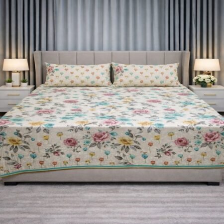 Cotton Printed Bed Sheet GN Design