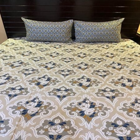 Beautiful Printed Bed Sheet With 2 Pillow Covers