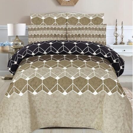 Beautiful Printed Bed Sheet With 2 Pillow Covers