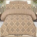 Beautiful Printed Bed Sheet With 2 Pillow Covers N