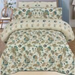 Beautiful Printed Bed Sheet With 2 Pillow Covers N