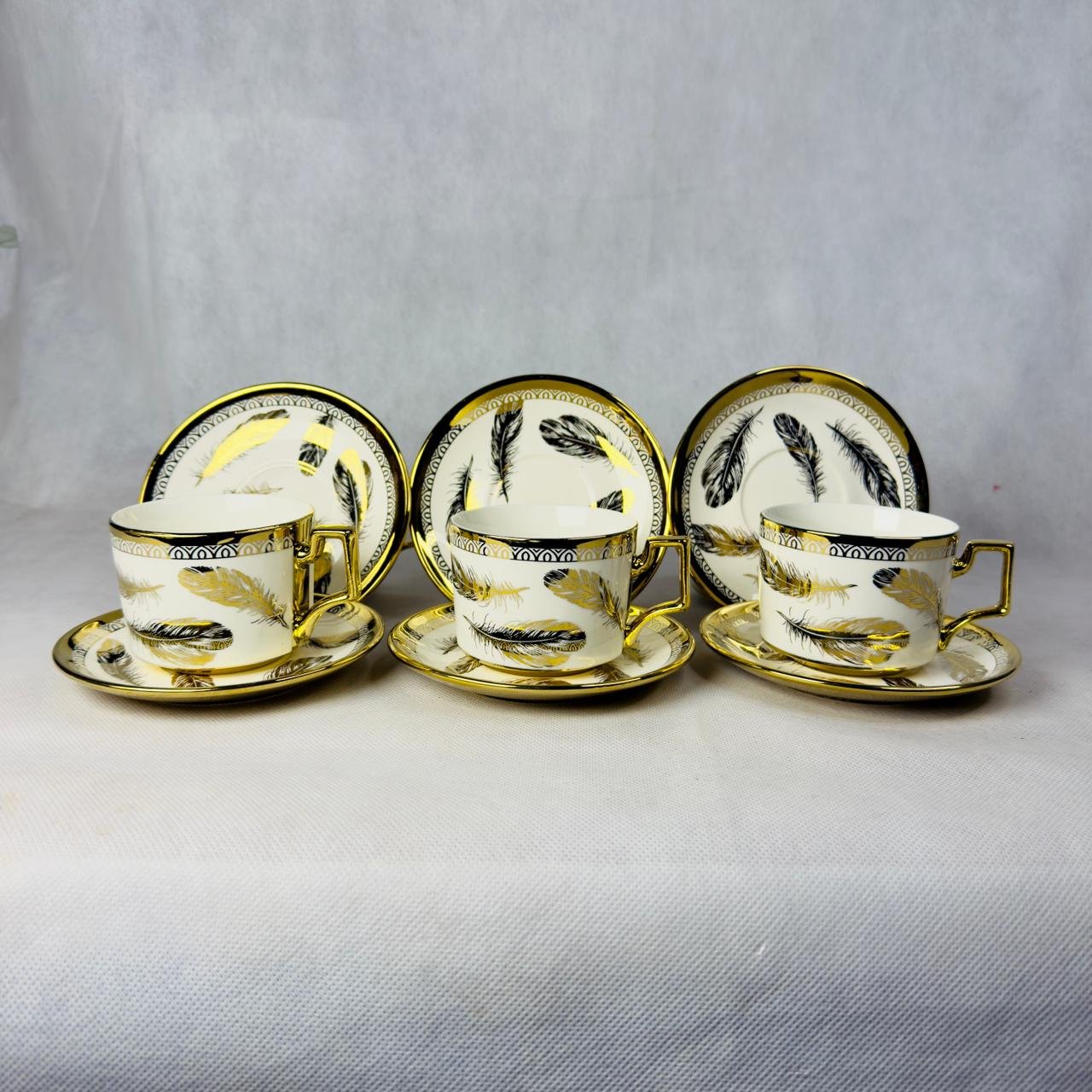 Cups & Saucer Set (12 pcs) Design 2 (2)