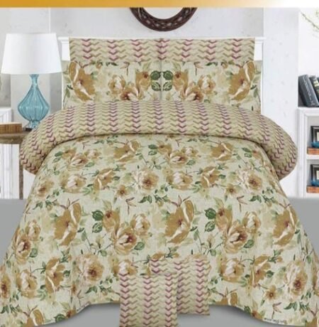 Flower Printed Bed Sheet