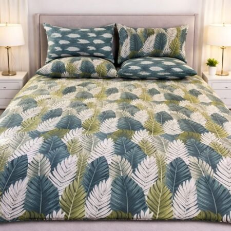 Beautiful Printed Bed Sheet With 2 Pillow Covers