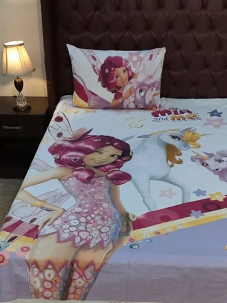 Barbie Character Kids Bed Sheet