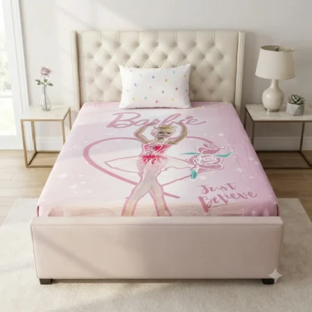 Barbie Pink Fairy Tale Bed Set