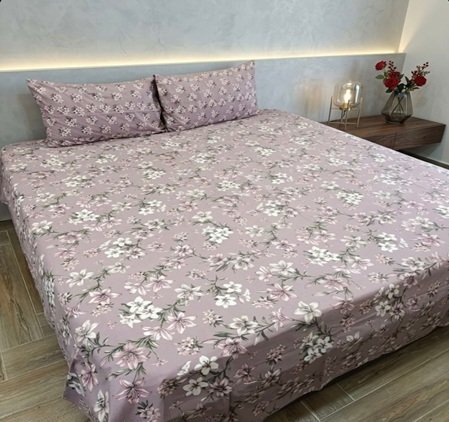 Beautiful Printed Bed Sheet With 2 Pillow Covers